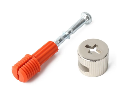 3 In 1 Screw Eccentric Nut Furniture Wardrobe Fastener